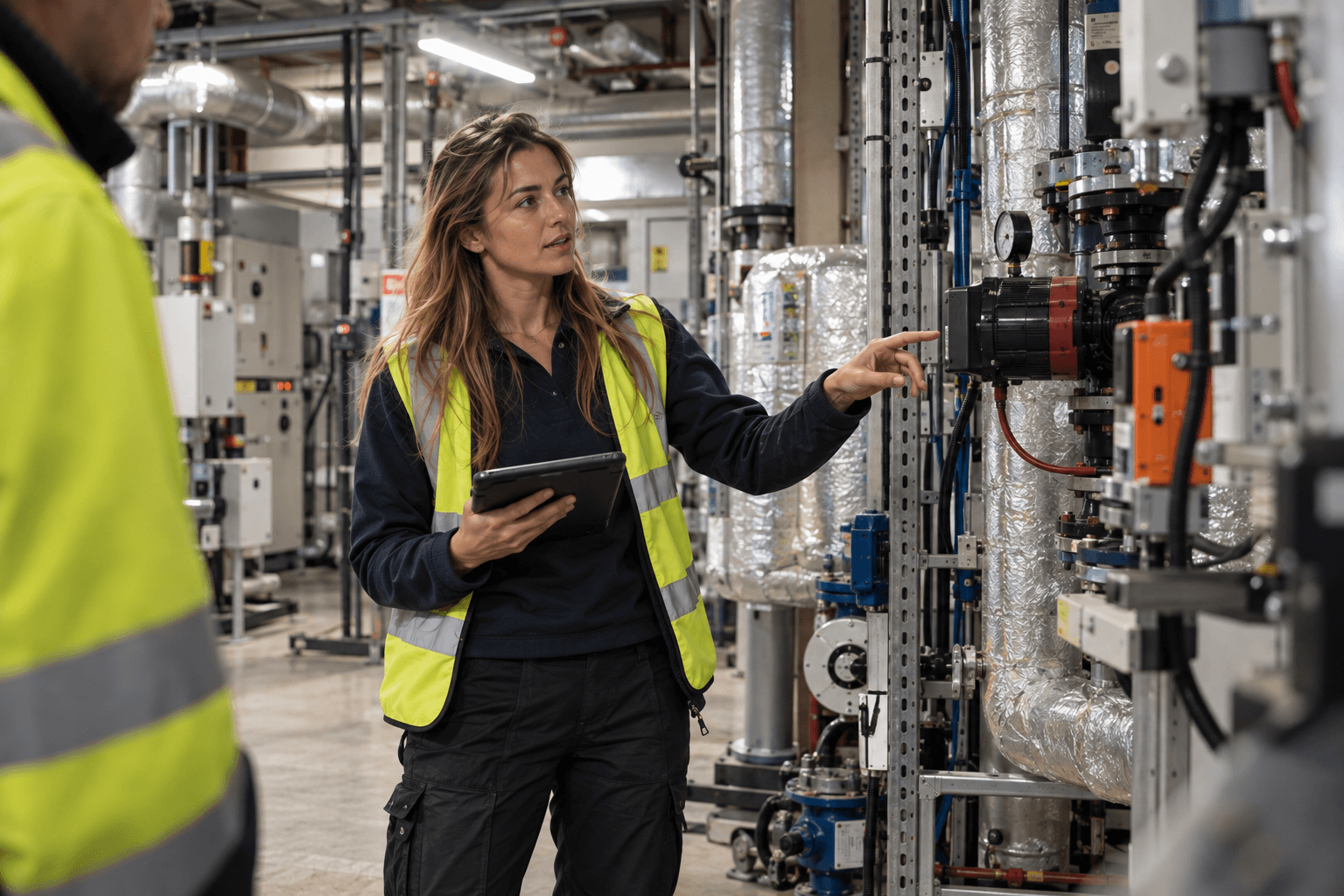 HVAC or plant-room engineer